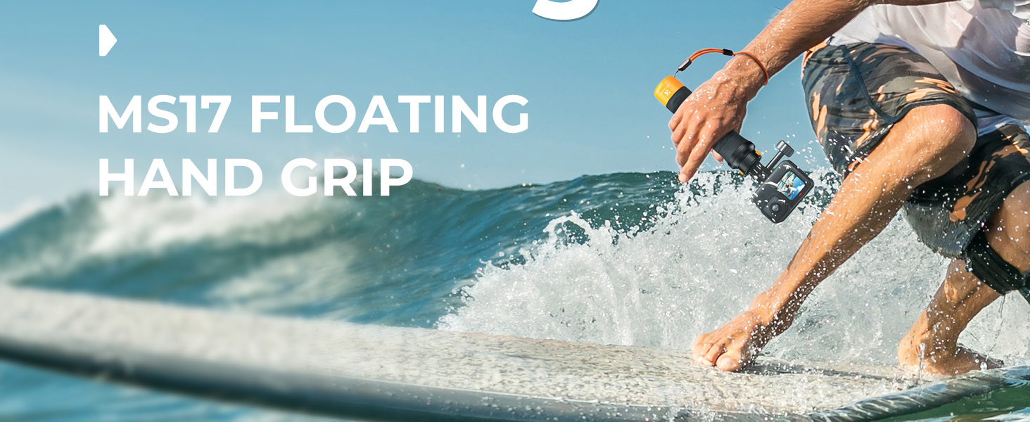 Gopro Waterproof Floating Handgrip Buoyancy Selfie Stick