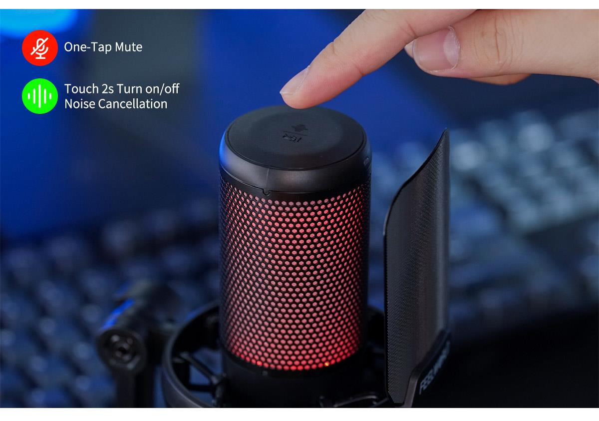 one mute mic