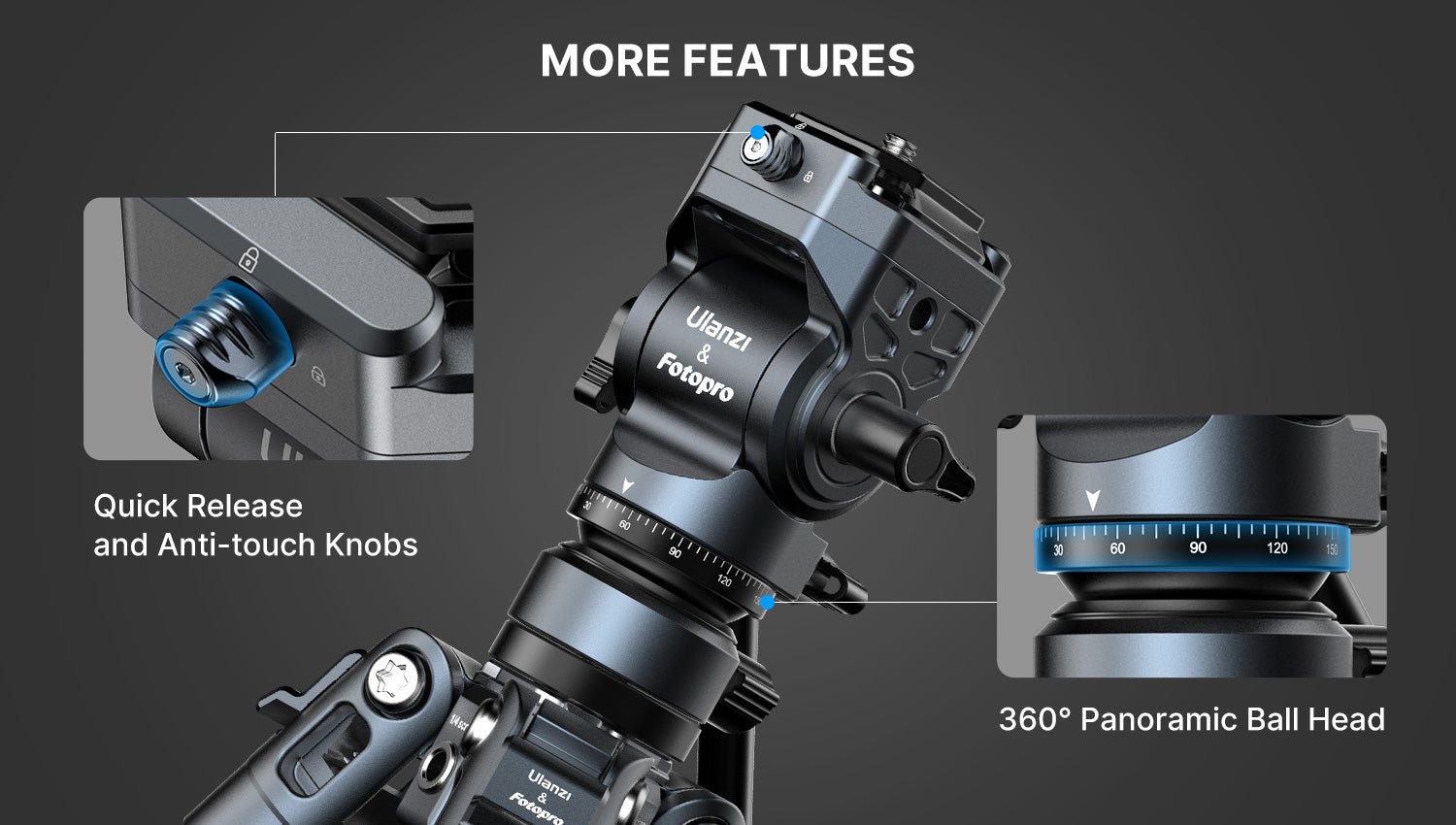 Ulanzi F38 Quick Release Video Travel Tripod 3318